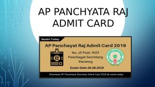 AP Panchyata Raj Admit Card.pptx